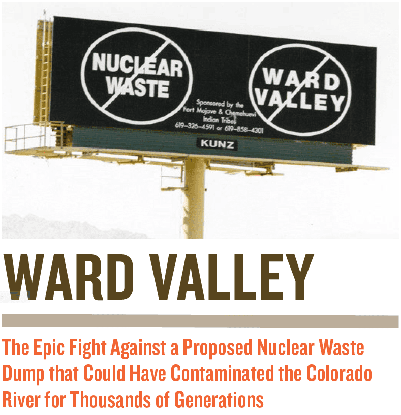 Ward Valley sign