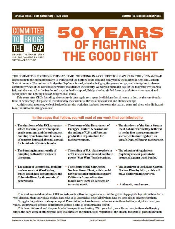 2020 CBG Annual Newsletter Winter