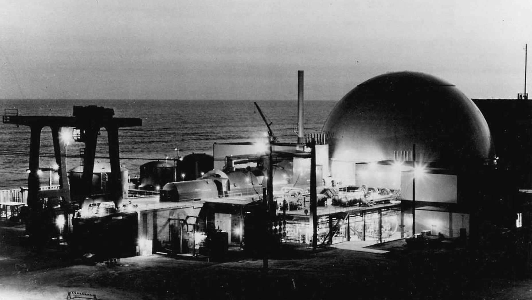 San Onofre at night 1968